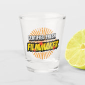 Certified Fresh Filmmaker - Funny Set Life Shot Glas (Voorkant)