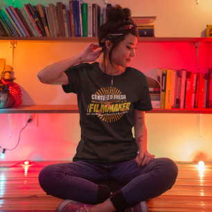 Certified Fresh Filmmaker - Grappige film T-shirt