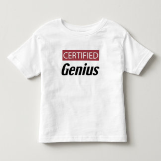 Certified Genius Kinder Shirts