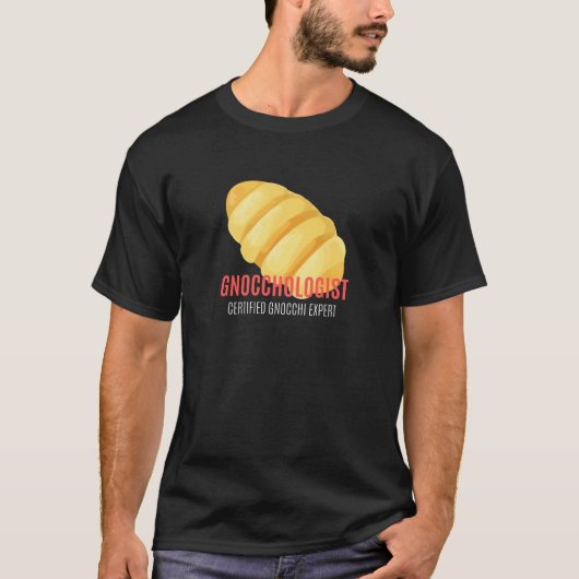 CERTIFIED GNOCCHI EXPERT T-SHIRT (Voorkant)