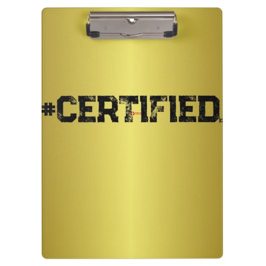 #CERTIFIED GOLD PLANNER KLEMBORD (Voorkant)