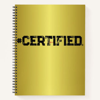 #CERTIFIED GOLD PLANNER NOTITIEBOEK