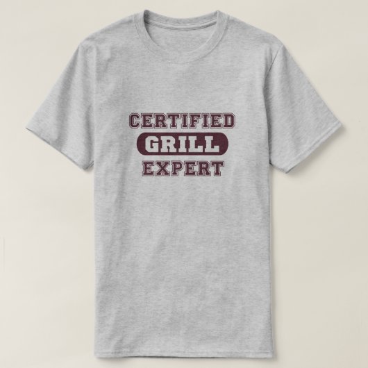 Certified Grill Expert T-shirt (Design voorkant)