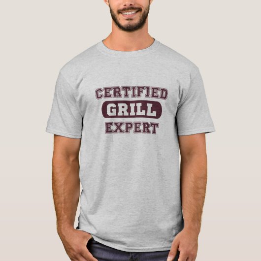 Certified Grill Expert T-shirt (Voorkant)