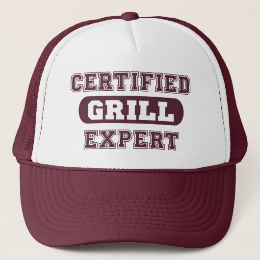 "Certified Grill Expert" Trucker Pet (Voorkant)