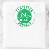 Certified Halal Product Sticker – Islamic Halal La (Tas)