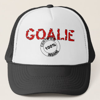 Certified Insane Goalie Trucker Pet
