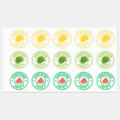 Certified Juicy Fruit Sticker Sheet  (Vel)