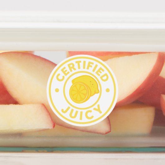 Certified Juicy Fruit Sticker Sheet  (Aangebracht)