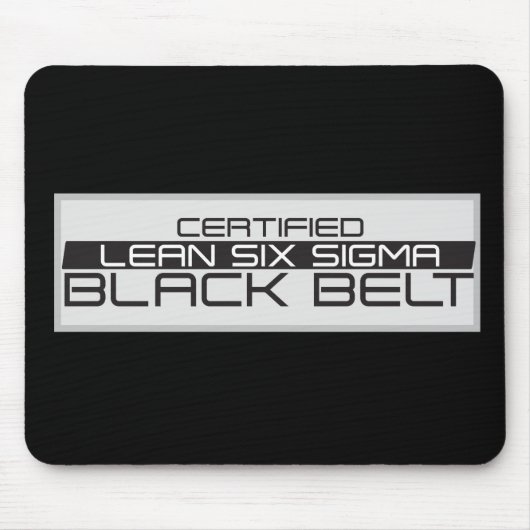 Certified Lean Six Sigma Black Belt Muismat (Voorkant)
