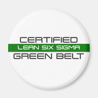 Certified Lean Six Sigma Green Belt Magneet
