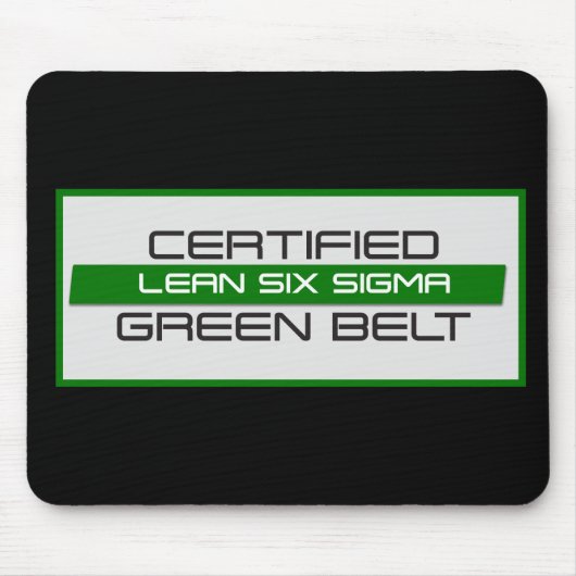 Certified Lean Six Sigma Green Belt Muismat (Voorkant)