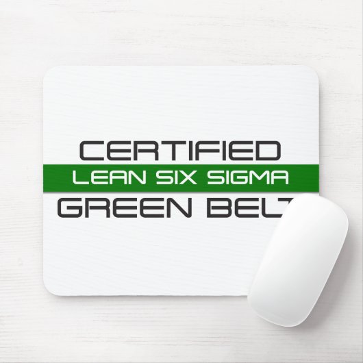 Certified Lean Six Sigma Green Belt Muismat (Met muis)