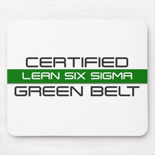 Certified Lean Six Sigma Green Belt Muismat (Voorkant)