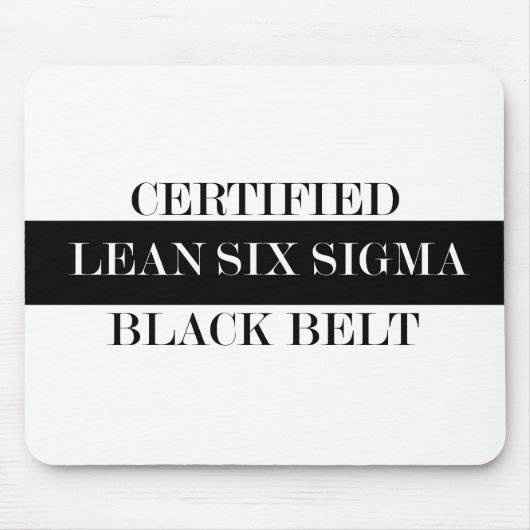 Certified Lean Six Sigma Muismat (Voorkant)
