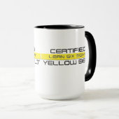 Certified Leans Six Sigma Yellow Belt Coffee Mok (Voorkant rechts)