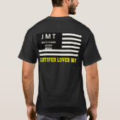 CERTIFIED LOVER BOY Basic Donker T-shirt (Achterkant)