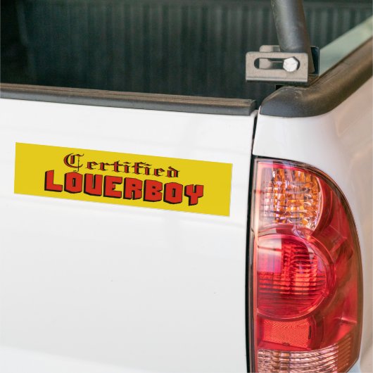 Certified Loverboy Bumpersticker (Op Truck)