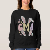 Certified Medical Assistant Easter Bunny CMA Easte Trui (Voorkant)