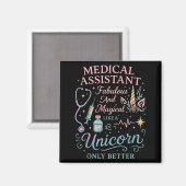 Certified Medical Istant Unicorn Cma Medical Istan Magneet (Voorkant / Achterkant)
