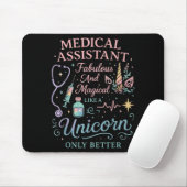 Certified Medical Istant Unicorn Cma Medical Istan Muismat (Met muis)