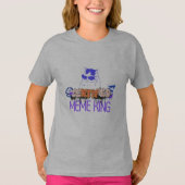 Certified Meme King Cat T-shirt (Voorkant)