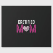certified mom cadeaupapier (Vlak)