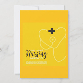 Certified Nurse's Aide Week Greeting Card Feestdagenkaart