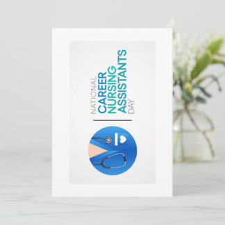 Certified Nurses Aide Week Greeting Card Feestdagenkaart