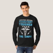 Certified Nursing Assistant Tougher Than The Shift T-shirt (Voorkant volledig)