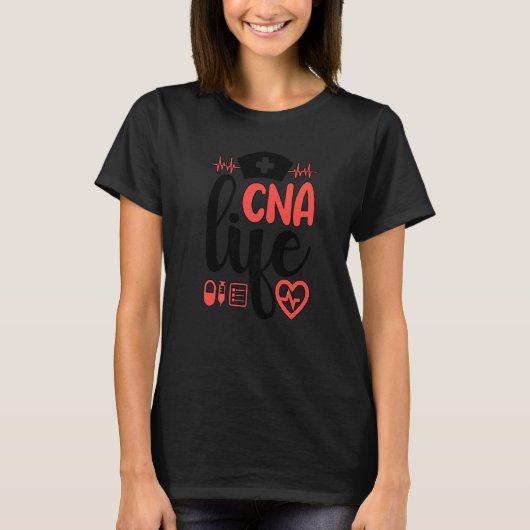 Certified Nursing Assistant Week CNA Nurse T-shirt (Voorkant)