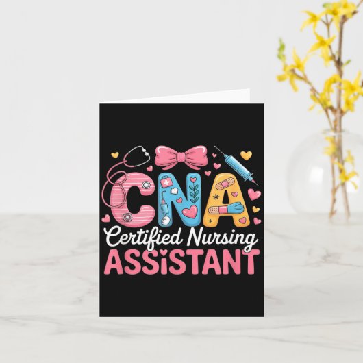 Certified Nursing Istant Nurse Aide Nurse Istant C Kaart (Gele Bloem)