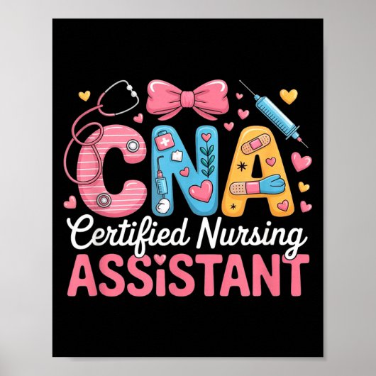 Certified Nursing Istant Nurse Aide Nurse Istant C Poster (Voorkant)