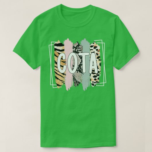 Certified Occupational Therapist Assistant COTA 19 T-shirt (Design voorkant)