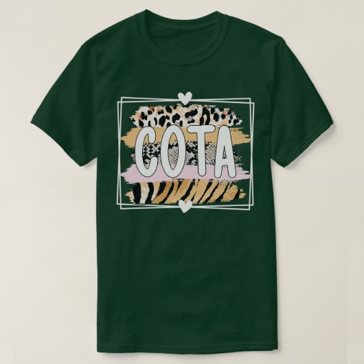 Certified Occupational Therapist Assistant COTA 4 T-shirt (Design voorkant)