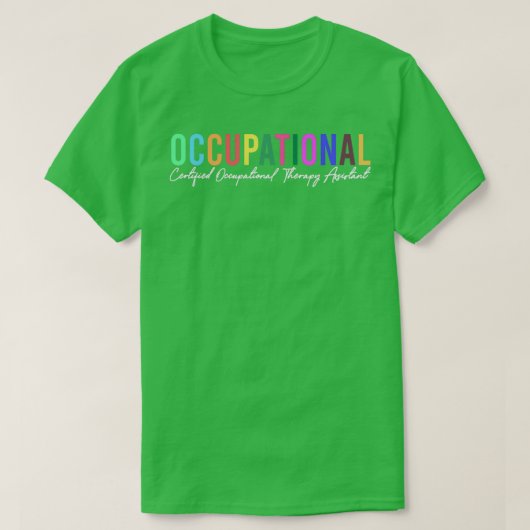 Certified Occupational Therapy Assistant Essential T-shirt (Design voorkant)