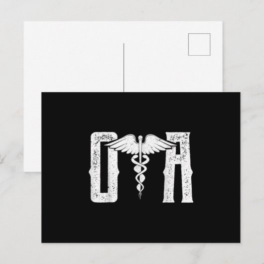 Certified Occupational Therapy Assistant , OTA OT. Aankondigingskaart (Voorkant / Achterkant)