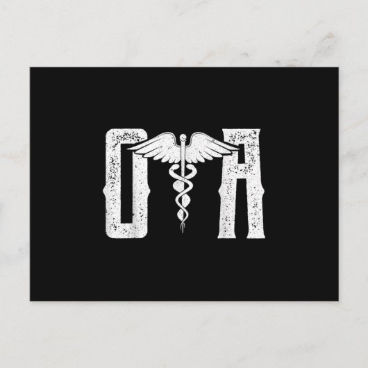 Certified Occupational Therapy Assistant , OTA OT. Aankondigingskaart (Voorkant)