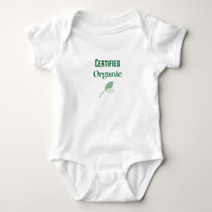 Certified Organic with Leaf Romper