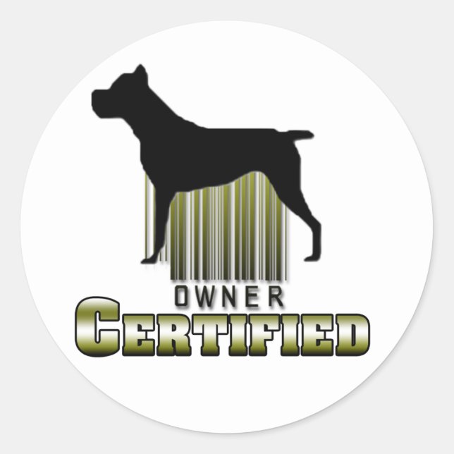 Certified Owner Sticker (Voorkant)