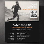 Certified Personal Trainer QR Code Visitekaartje