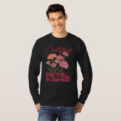 Certified Petal Pusher Gardening Florist Gardener  T-shirt (Voorkant volledig)