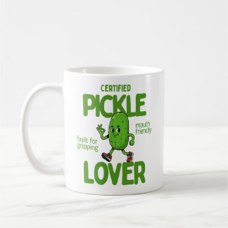 Certified Pickle Lover Funny Foodie Coffee  Koffiemok
