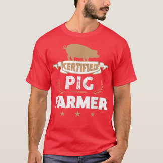 Certified Pig Farmer Png T-shirt