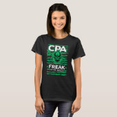 Certified Public Accountant Freak in the Sheets T-shirt (Voorkant volledig)