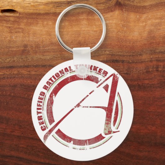 Certified Rational Thinker Sleutelhanger (Voorkant)