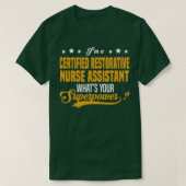 Certified Restorse Assistant T-shirt (Design voorkant)