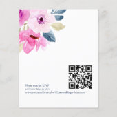 Certified roze Spring bloemen budget bruiloft nodi (Achterkant)