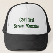 Certified Scrum Monster Trucker Pet (Voorkant)