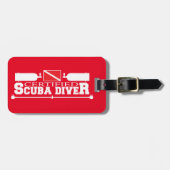 Certified Scuba Diver Bagagelabel (Voorkant horizontaal)